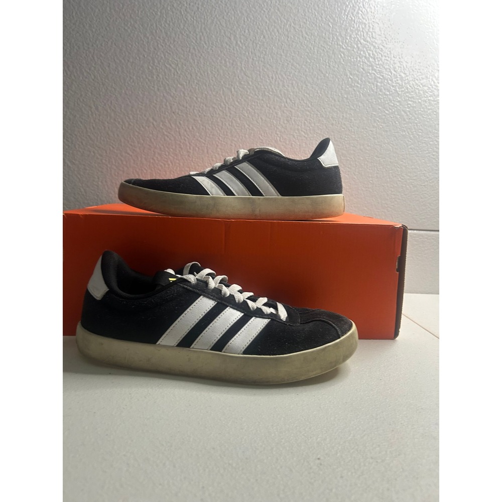 Adidas VL Court 3.0 Sneakers Black Women Size 8 #2903